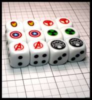 Dice : Dice - 6D - Superhero Dice - JA Collection Feb 2024